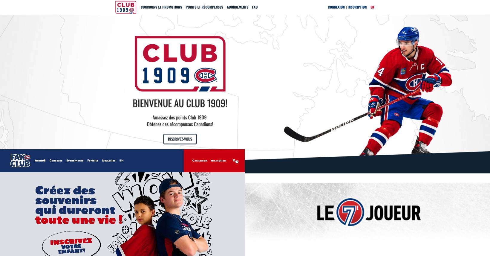 Canadiens — capture d’écran